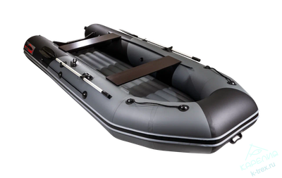 Лодка ПВХ Мастер Лодок Таймень NX3800НДНД Pro Графит / Чёрный