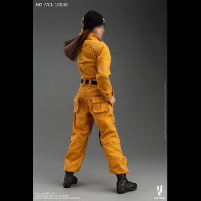 Женский комплект с комбинезоном (желтый) 1/6 Work-Wear Set (Turmeric) (VCL-1004B) - VERYCOOL