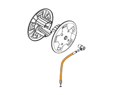 Шланг в.д. Rе 128 PLUS 500мм мет.