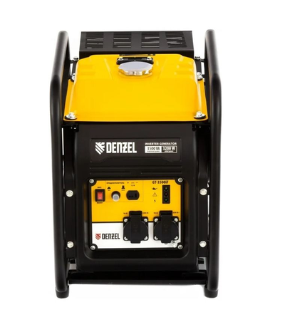 Инверторный генератор Denzel GT-3500iF, 3,5 кВт, 230 В, бак 5 л, открытый корпус 94705