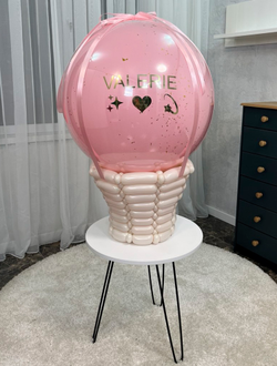 Шар-сюрприз на корзине