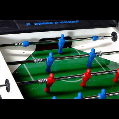 Всепогодный настольный футбол (кикер) «Storm F-3 family outdoor» (138x76x88 см, жетоноприемник) с защитным корпусом