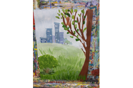 Тема: "Пейзаж. Планы"". 
Живопись