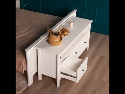 Сага Тумба 3 ящика 1312х622х414 белый