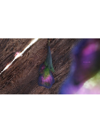 Волшебные серьги "Крылышки Луговых Фей" (необычные серьги в эльфийском стиле)