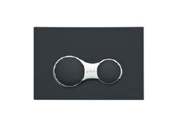 VitrA Панель смыва Sirius, цвет черный, для инсталляций, 740-0411