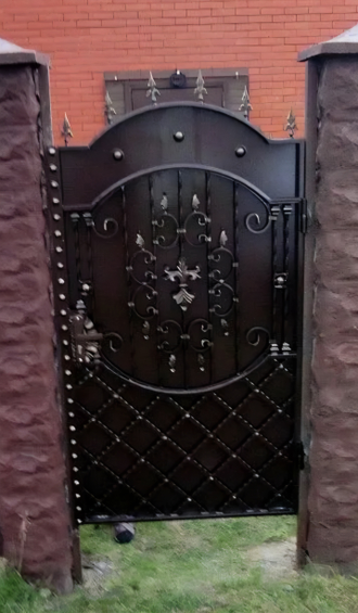Кованая калитка - Арт 016