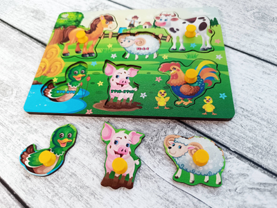 Рамка-вкладыш "Животные фермы"