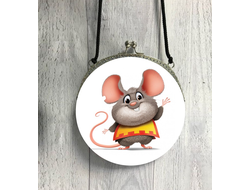 Сумка круглая "Крыса" №1