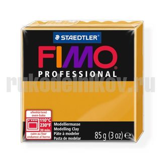 полимерная глина Fimo Professional, цвет-охра(8004-17), вес-85 гр