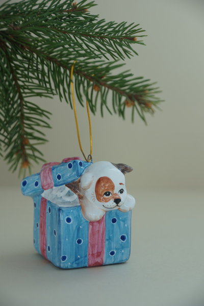 Подарок со щенком - собачки