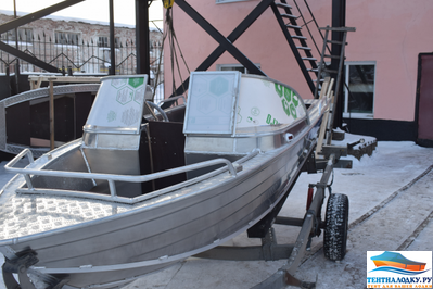 Тент на лодку WYATBOAT 430 MDC (без кринолинов)