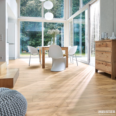 Ламинат MEISTER 6998 Дуб пустынный в интерьере