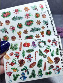 Набор слайдеров для ногтей в ассортименте (2 штуки) №87