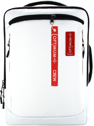 Рюкзак сумка для ноутбука 15.6 - 17.3 дюймов Optimum, белый