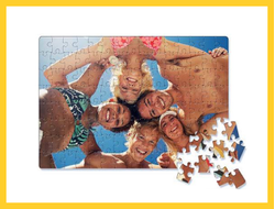 Пазл прямоугольный картонный 190x244