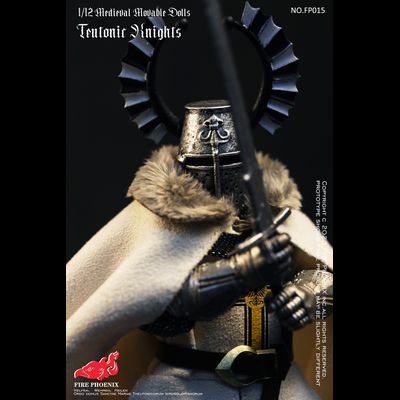 Рыцарь тевтонского ордена - Коллекционная фигурка 1/12 SCALE Medieval Teutonic Knights (FP015) - FIRE PHOENIX