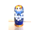 Матрешка Ромашка синяя 5 кукольная
