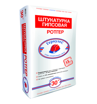 Штукатурка гипсовая РОТГЕР GP 71 Геркулес 25 кг