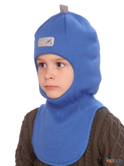 Шапка-шлем "NK"   20101-01, цвет ярко-синий р. 50-52