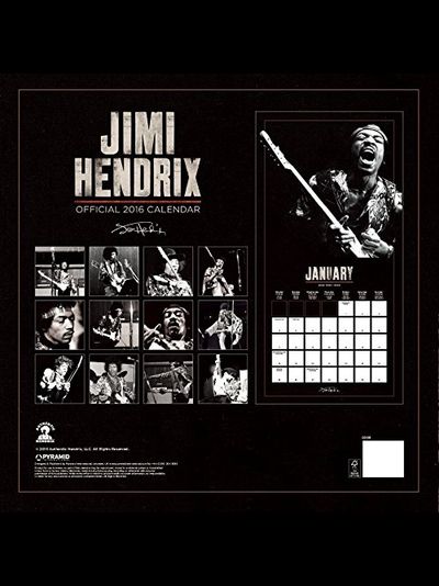 Jimi Hendrix Official Календарь 2016