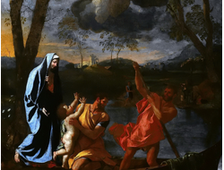 Картина обогреватель, репродукция Никола Пуссен Возвращение Святого Семейства в Назарет