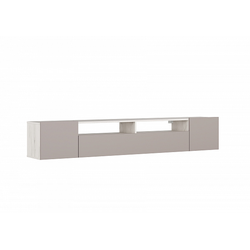 Тумба ТВ-7 ДЕНВЕР (380*2130*350), глиняный серый/крафт белый