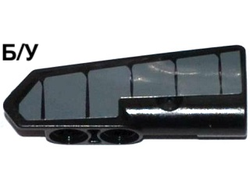 ! Б/У - Technic, Panel Fairing #21 Very Small Smooth, Side B with Quad Saddle Pattern Sticker - Set 42034, Black (11946pb012) - Б/У