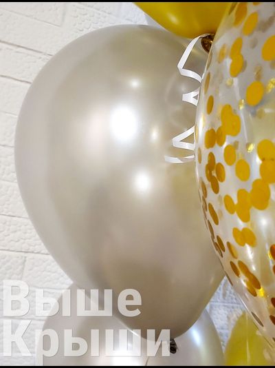 Серебро металлик 30см