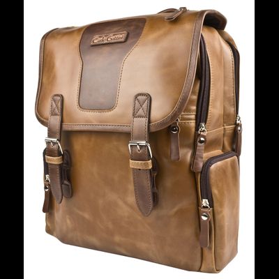 Кожаный рюкзак Santerno cognac/brown (арт. 3007-03)