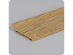 Плинтус Vilo Linela из ПВХ 403 Дуб Гамильтон с мягким краем 16х80х2000 мм.