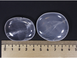 Кварц лунный "Джиразоль", полировка в ассортименте, Мадагаскар (40-47 мм, 28-38 г) №16139