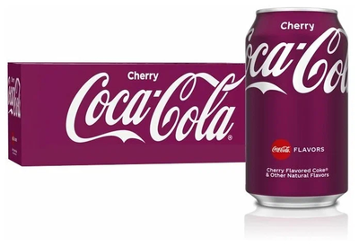 Газированный напиток Coca Cola Cherry с вишней