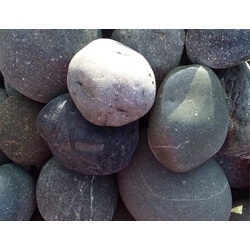 Галька круглая синяя речная, фракция 150-200 мм