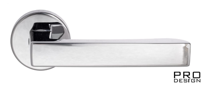 Дверная ручка на круглом основании Fratelli Cattini "HAMMER" 7-CR полированный хром