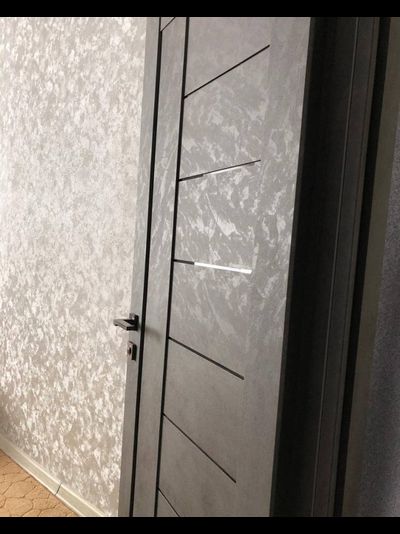 ЛАЙНДОР. ТУРИН 7. БЕТОН ТЕМНЫЙ/ ЧЕРНЫЙ ЛАК