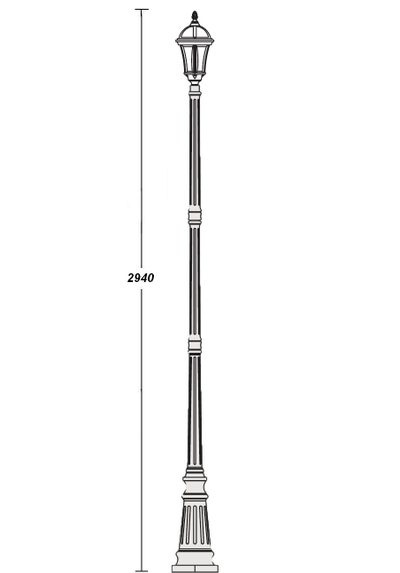 Светильники садово-парковые ROME S (Рим)