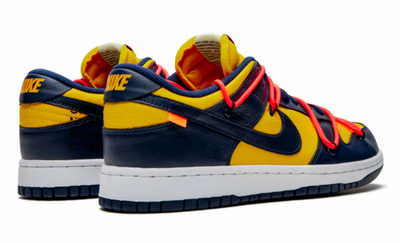 Nike SB Dunk Off White Low (Желтые)