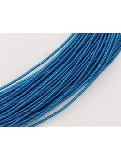 Канитель жесткая, цвет морская волна, 1 мм