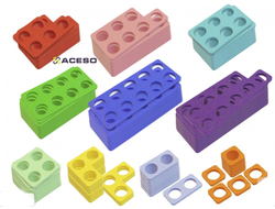 Нумикон. Набор цветных пластиковых форм 100шт.