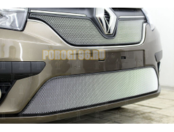 Защита радиатора Renault Logan 2018- / Renault Sandero 2018- chrome низ