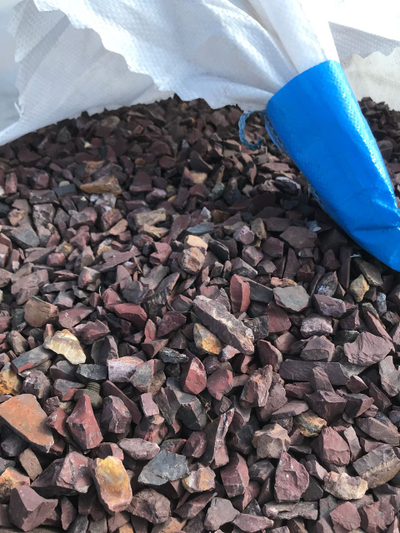 Щебень декоративный (красный), Яшма