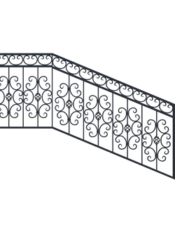 Перила кованые (арт .ПК11)
