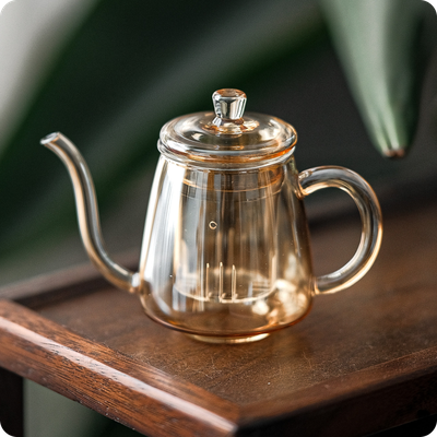 Чайник Бэйдачи (Северная история, стекло) ручной работы