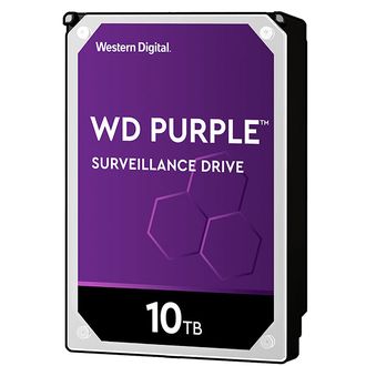 Жесткий диск HDD 10000 Gb Western Digital WD101PURP , 3.5", 256Mb, SATA III, Purple