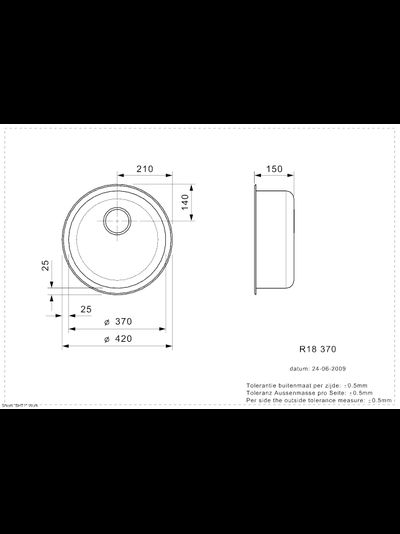 Мойка Reginox R18 370 OKG lux