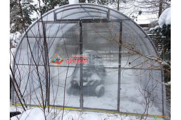 Теплица Ариком-2 с двойными распашными дверями