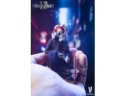 Киберпанк девушка-агент - Коллекционная фигурка 1/12 SCALE CYBERPUNK TRICKYBABY 12 RAINBOW (VCF-3006) - VERYCOOL