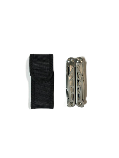 Мультитул GHK6 Hongfeng Wolf из нержавеющей стали: включает нож , плоскогубцы, пилу, ножницы, открывашку, отвертку, линейку