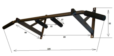 Турник с параллельным и широким хватом WORKOUT